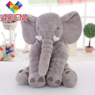 大象安抚抱枕头毛绒玩具公仔婴儿玩偶宝宝睡觉陪睡布娃娃生日御蓝锦