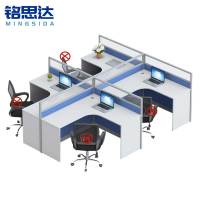 铭思达屏风卡座出字型四人位张