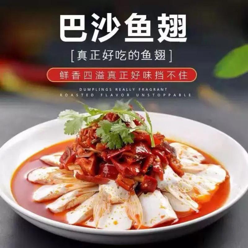 赛卡伊 [巴沙鱼鳍]新鲜冷冻鮰鱼翅鮰鱼鳍回鱼下巴巴沙鱼翅鱼下巴家庭