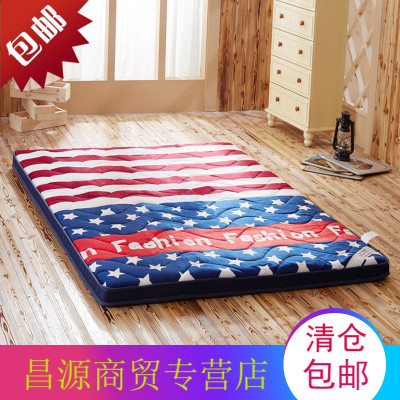可拆洗加厚榻榻米床垫1.5m1.8m1.2m床可折叠0.9米宿舍学生床褥子
