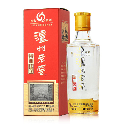 泸州老窖特曲老酒 52度50ml*1瓶浓香型白酒 2012年