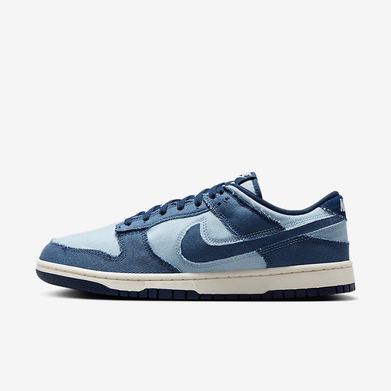 耐克(NIKE)撞色拼接牛仔风休闲板鞋男潮流百搭舒适经典低帮运动鞋