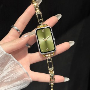 [破晓橙]适用华为watch gt runner2表带新款运动透气编织磁吸腕带智能HUAWEI WATCH GT Run
