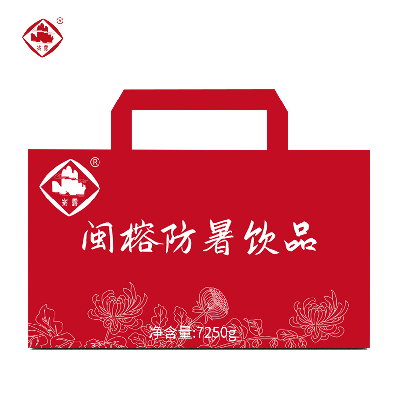 崟露桶装菊花桶装茶叶瓶装苏打气泡水礼盒五7250克盒