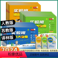 3本]语文+数学+英语人教版 三年级下 [正版]2024新版 小学实验班提优大考卷 一年级二年级三年级四年级上册五年级下