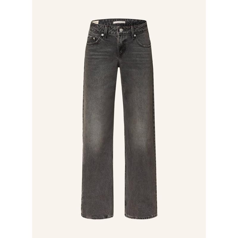 Levi's女士直筒牛仔裤常规腰身直腿设计五口袋休闲时尚裤