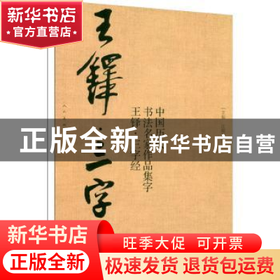 正版 中国历代书法名家作品集字 王铎三字经 江锦世主编 人民美术