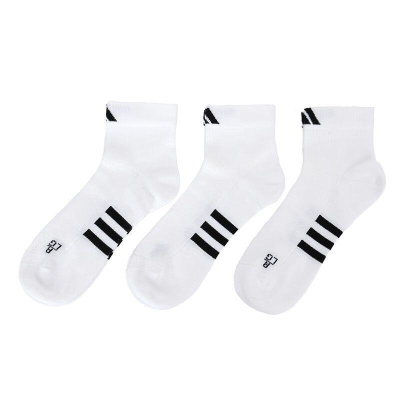 ADIDAS阿迪达斯袜子运动休闲舒适透气男女短袜HT3445 D