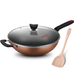 [新品]炊大皇32cm不粘锅少油烟炒菜锅 炒锅 烹饪锅具燃煤气电磁炉通用B50069