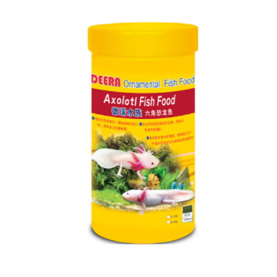 六角恐龙鱼饲料六角龙鱼饲料六六娃娃鱼西方蝾螈饲料鱼食专用500g