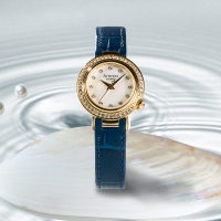 CASIO旗舰店卡西欧手表女士SHEEN非机械商务圆舞曲蓝宝石简约生日礼物贝母指针防水电子石英表女SHE-4565