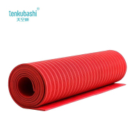 天空桥 绝缘胶皮 红色条纹8mm*1m*10m 卷
