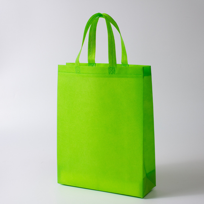 匹牧 PM-DBD-0114 无纺布手提袋 果绿 大号竖版35*41*12 10个装 单位:个