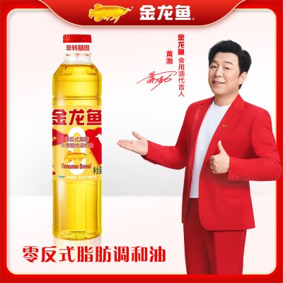 金龙鱼黄金比例食用调和油非转400ML小瓶家用宿舍用炒菜油