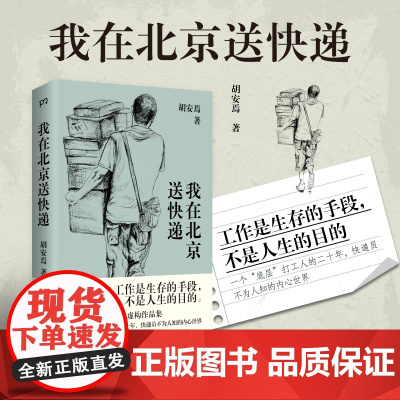 我在北京送快递 胡安焉 著 我在物流公司上夜班的一年 “底层”打工人的十年 纪实文学 非虚构作品集 浦睿文化 正版书籍