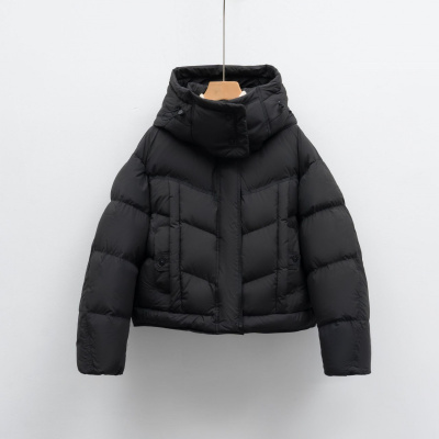 90绒新国标羽绒服女纯色加厚冬季短款鸭绒新款羽绒服