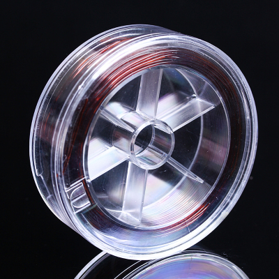 弹力线串珠线弹力绳手链线皮筋绳子文玩佛珠线-盒装咖啡色1.0mm一盒