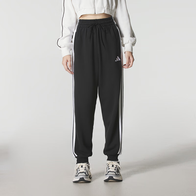 阿迪达斯(adidas) 长裤女裤新款宽松透气舒适柔软束脚裤JZ2162 ZP