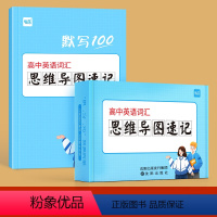 [高中英语]思维导图速记卡(赠配套默写本) 高中通用 [正版]易蓓高中英语高频词汇高考大纲3500词思维导图速记单词卡片
