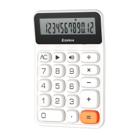 齐心 X3 语音计算器 白 单个装