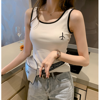 苏芈吊带背心女春装2021新款时尚性感外穿无袖上衣修身显瘦内搭打底衫