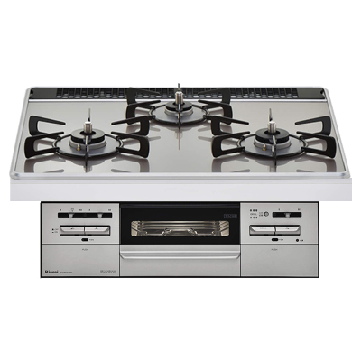 日本原装进口林内Rinnai嵌入式Mytone燃气灶烤箱灶RS31W35T2DGAVW-13A天然气60cm