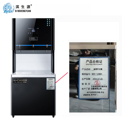 滨生源商用步进式开水器120升水箱玻璃面板BSY-120BK(台)
