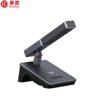 惠度(HuiDu)QH-660B专业有线手拉手会议麦克风工程会议话筒多功能会议室桌面方管话筒代表麦