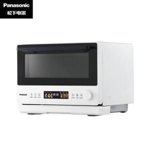 松下微蒸烤炸一体机28L家用变频微波炉 彩屏触控 上烤下蒸万食炉DS285卖场同款