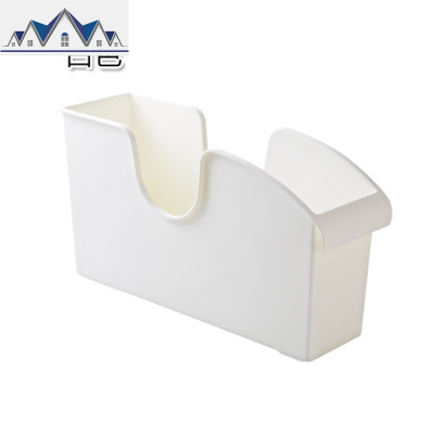 厨房滑轮锅盖架置物架橱柜收纳推拉盒锅具收纳架塑料调料架储物架 三维工匠