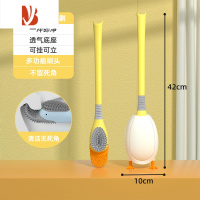 三维工匠硅胶马桶刷家用无死角壁挂2021新款洗厕所刷子器卫生间清洁套装