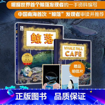 鲸落 [正版]鲸落 鲸鱼科普绘本海洋科普书揭秘海洋动物百科大全书课外阅读书籍海底动物生物世界D
