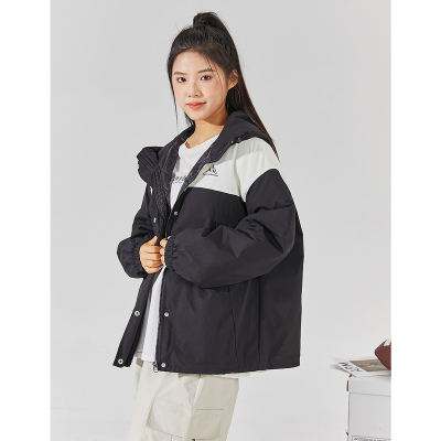 [3件8.5折178.4元,叠加优惠券]唐狮棉衣女短款冬季新款小众设计感超好看棉服连帽加厚棉袄K