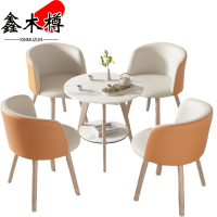 鑫木樽洽谈桌椅一桌4椅套