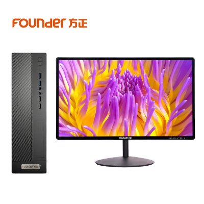 方正(Founder)国产台式机电脑PHZ1063A兆芯KX-U6780A八核/16G/512G固态/2G独显/21.5显示器