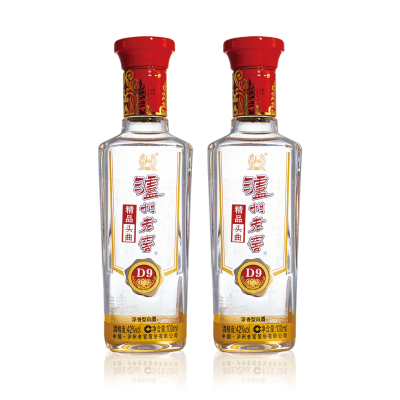 泸州老窖精品头曲D9 42度100ml*2 浓香型白酒 自饮收藏