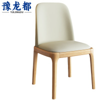 豫龙都实木餐椅靠背把