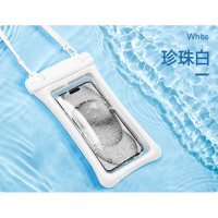 手机防水袋 可触屏拍照游泳专用漂流装备 户外潜水下海边玩水防水套-立体气囊款