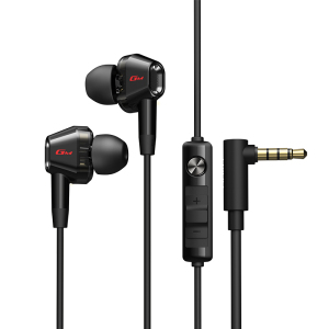 EDIFIER/漫步者GM400双擎3.5mm接口有线耳机入耳式电竞游戏专用听声辨位