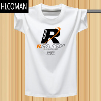 HLCOMAN短袖t恤男士圆领宽松夏季运动休闲打底汗衫胖子大码男装
