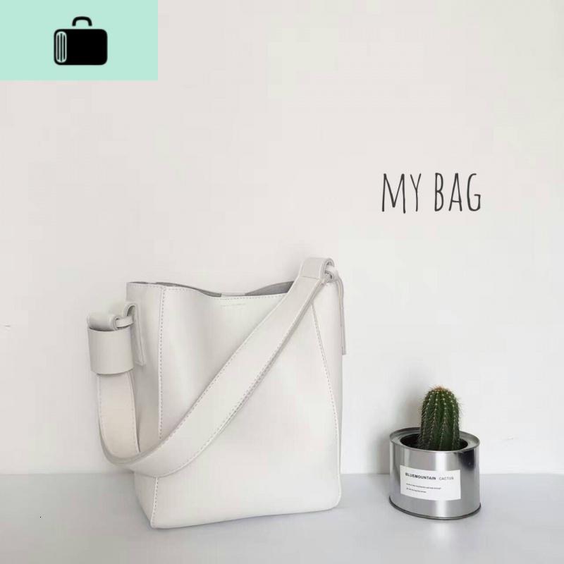 3ways 小众 多用包 无法抵挡的气质 韩国水桶子母复古斜挎手提包NEW LAKE女斜挎包