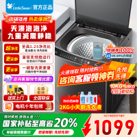 [官方正品]小天鹅10公斤直驱变频深层除螨抗菌超净一键智洗波轮洗衣机自动断电全自动 TB100V26DT以旧换新