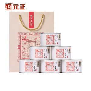 [元正]花中君 特级正宗武夷山小种红茶自饮茶票口粮茶叶兰花香罐装 6罐 50g/罐