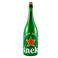 喜力啤酒Heineken喜力香槟瓶啤酒1.5L*1瓶 单瓶装 喜力经典1500ml