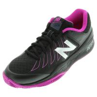 新百伦(New Balance)女鞋新款轻量透气舒适耐穿网球鞋白色黑粉2A