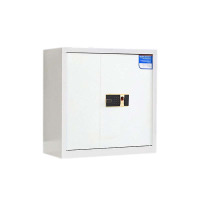 铭威盾保密柜财务档案柜文件柜办公室资料储物柜保险柜电子密码国保锁矮柜白色-指纹密码锁常规