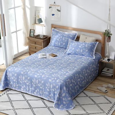 美帮汇夏季苎麻凉席1.5m1.8m床透气排汗可水洗可折叠床上三件套