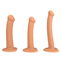 诱生活(Lure)柔软细长吸盘肛条肛塞女用扩肛器男用后庭情趣玩具假阳具gay情趣性用品 肉色大号1个