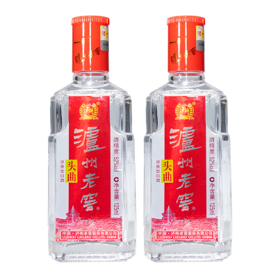 泸州老窖 头曲 52度 125ml*2瓶 浓香型白酒 小酒版 2970