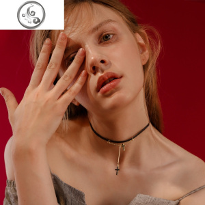 毛衣项链女choker装饰锁骨颈链短款配项圈韩国脖子饰品颈带 JiMi 时尚百搭配饰